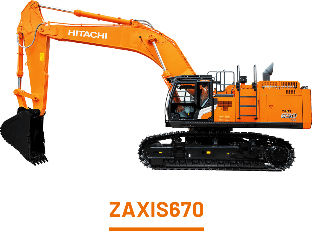 ZAXIS670 / ZAXIS870｜ZAXIS 7 SERIES 新型ZAXIS-7シリーズが、新登場 その手で、革新を操れ！ Be an  Innovator 日立建機