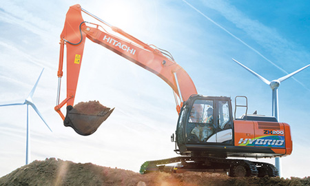 19年度企業広告 Hitachi Construction Machinery